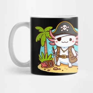 lavender axolotl pirate Mug